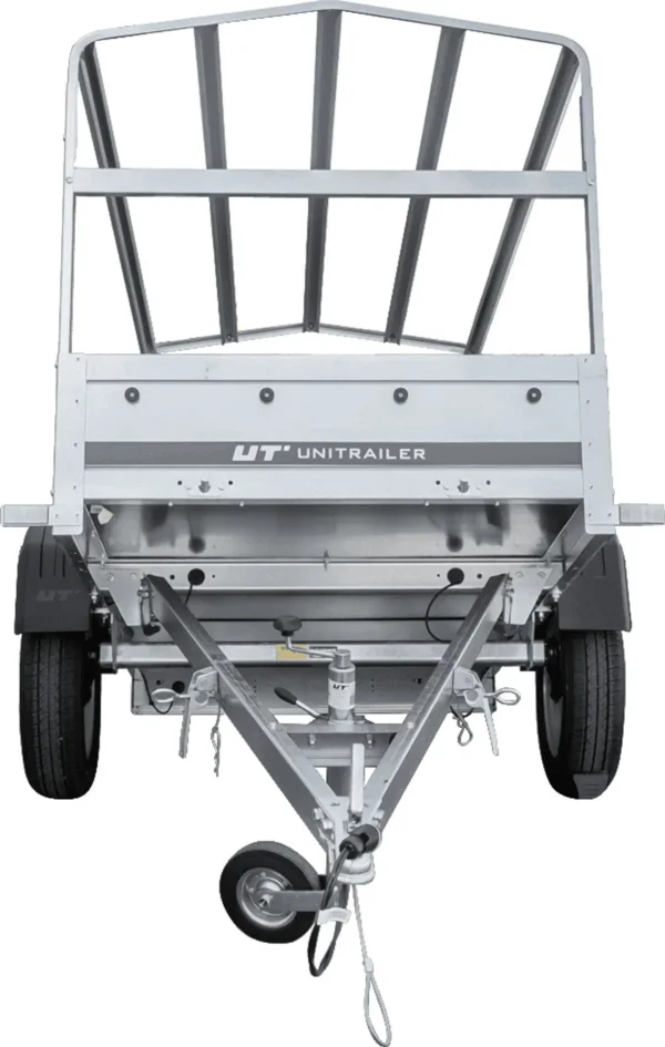 Tieflader Pkw Anhänger Garden Trailer 200 KIPP 200x106 cm 750 kg [mit Hochspriegel, Hochplane und Stützrad]