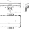 Tieflader Pkw Anhänger Garden Trailer 200 KIPP 200x106 cm 750 kg [mit Hochspriegel, Hochplane und Stützrad]