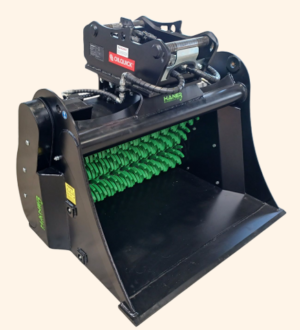 HÄNER HSS 600-3 – Schaufel-Separator für Minibagger 2,5 – 5,0 to.