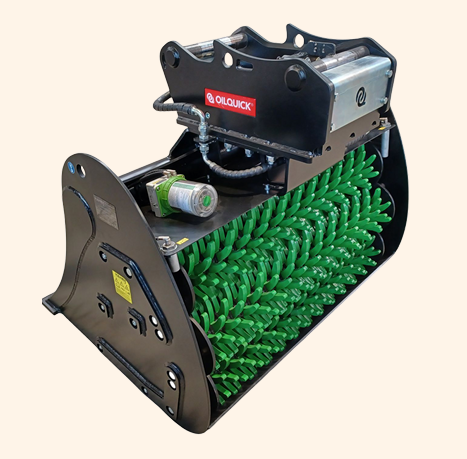 HÄNER HSS 500-2 – Schaufel-Separator für Minibagger 1,0 – 3,0 to.