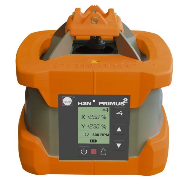 NEDO PRIMUS 2 H2N mit Commandor 2 – Rotations- / Neigungslaser horizontal