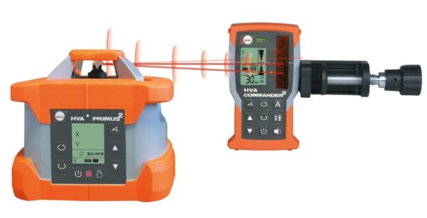 NEDO PRIMUS 2 HVA mit Commandor 2 – Rotationslaser horizontal & vertikal