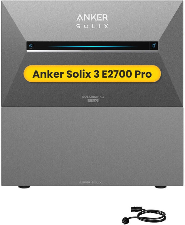 Anker SOLIX Solarbank 3 E2700 Pro + BP2700 + Smart Meter