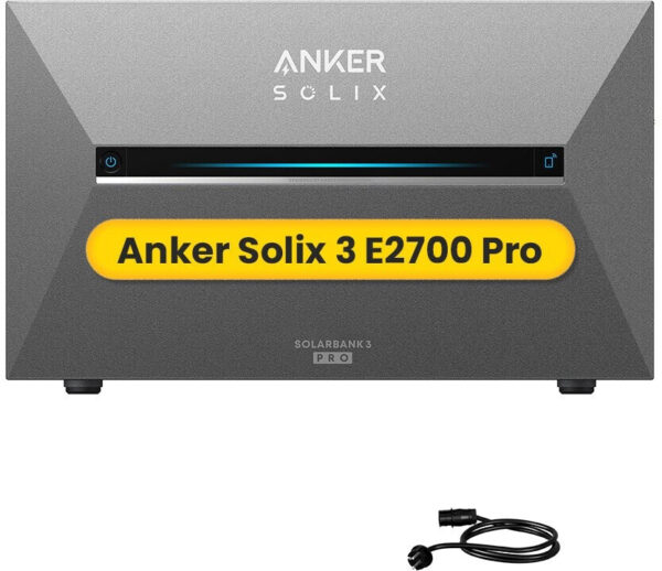 Anker SOLIX Solarbank 3 E2700 Pro + BP2700 + Smart Meter