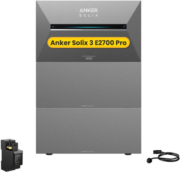 Anker SOLIX Solarbank 3 E2700 Pro + BP2700 + Smart Meter