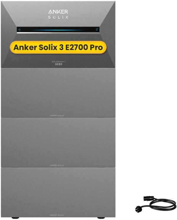 Anker SOLIX Solarbank 3 E2700 Pro + BP2700 + Smart Meter