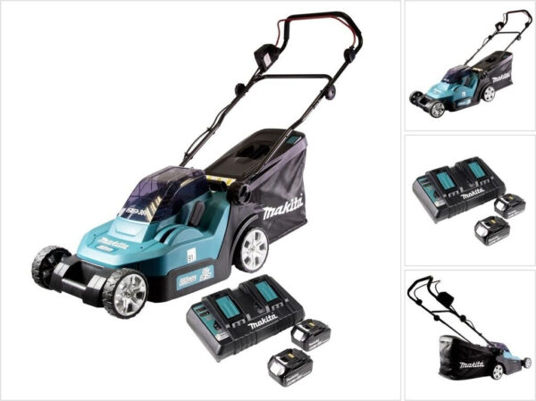 Makita DLM432 PT2 (2 x Akku 5,0 Ah und Ladegerät)