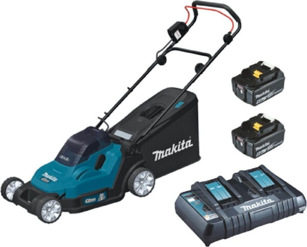 Makita DLM432 PT2 (2 x Akku 5,0 Ah und Ladegerät)