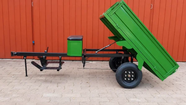 Transportwagen Anhänger für Rasentraktor & Kleintraktor Kipper