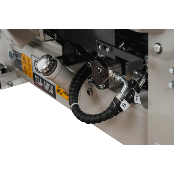 LUMAG SSA400G | Benzin-Sägespaltmaschine mit Fördenband