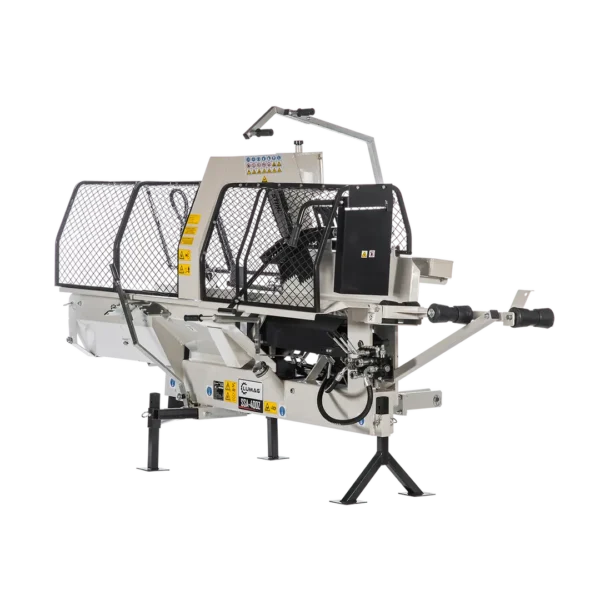 LUMAG SSA400Z | Zapfwellen-Sägespaltmaschine mit Fördenband
