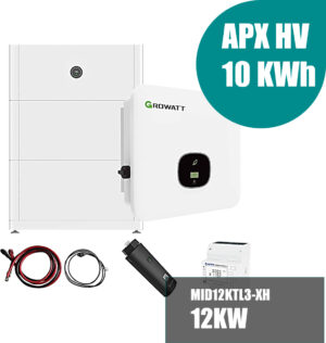 Growatt MID 12KTL3-XH 12kW Hybrid Wechselrichter 3-phasig mit 10kWh