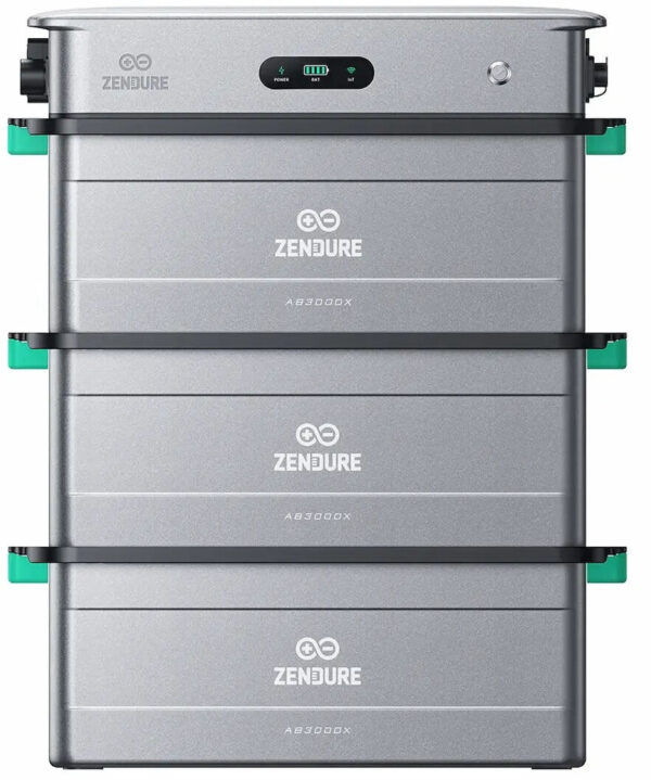 Zendure SolarFlow Set 2,88kWh 2400 AC mit Erweiterungsbatterie 11,52kWh 4x AB3000X